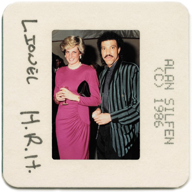 Princess Diana and Lionel Richie - Photo courtesy Alan Silfen