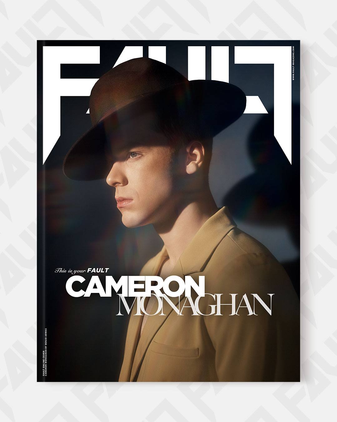 cameron monaghan cover shoot and interview with fault magazine