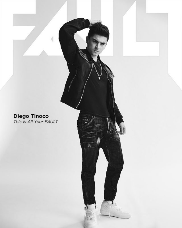 Diego Tinoco fault magazine cover photoshoot on my block