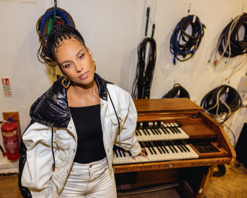 Alicia Keys at Abbey Road Studios