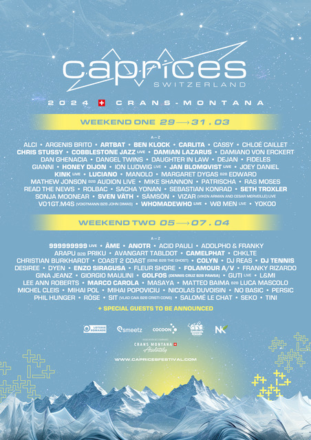 Caprices Festival 2024 Lineup