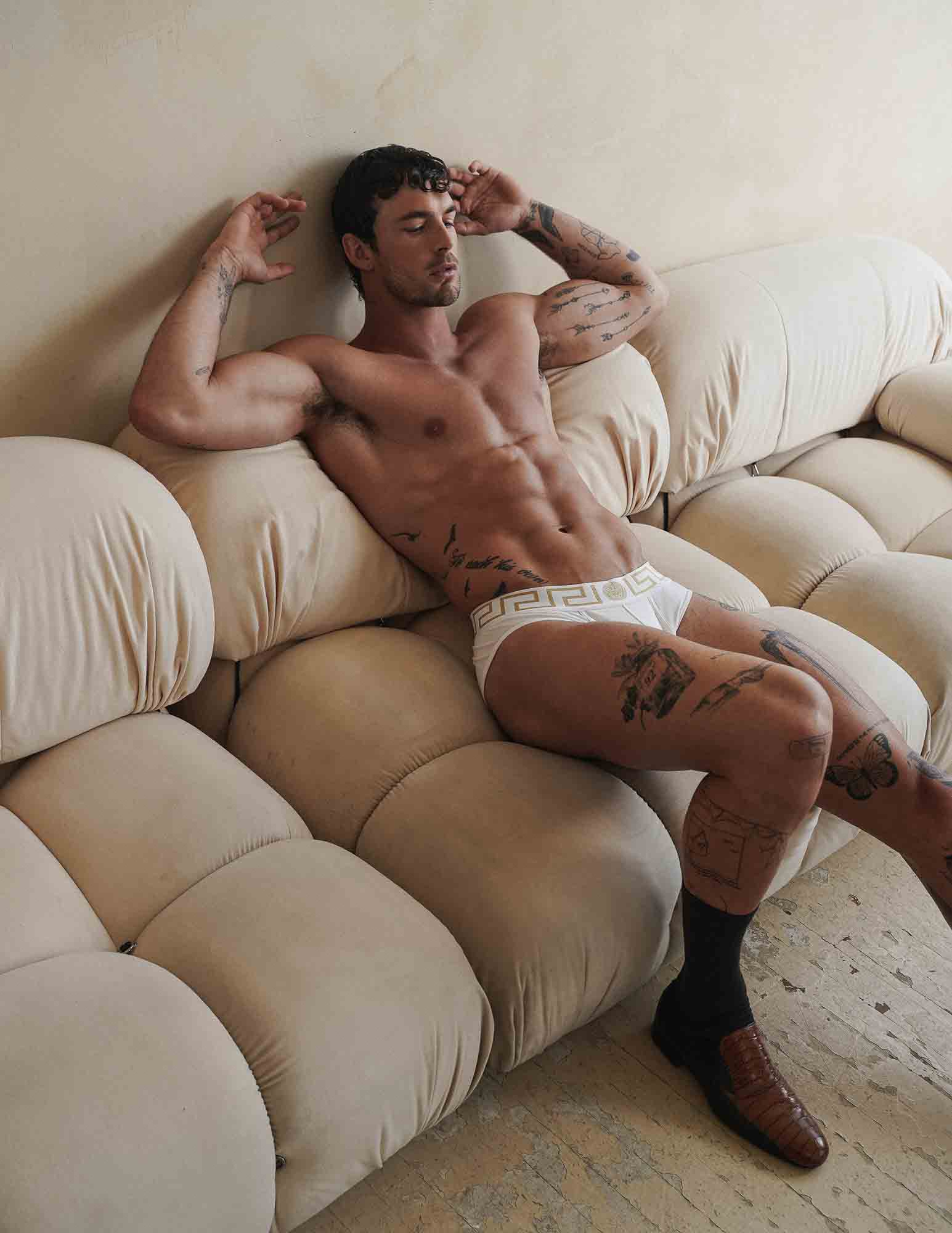 Christian Hogue Underwear look