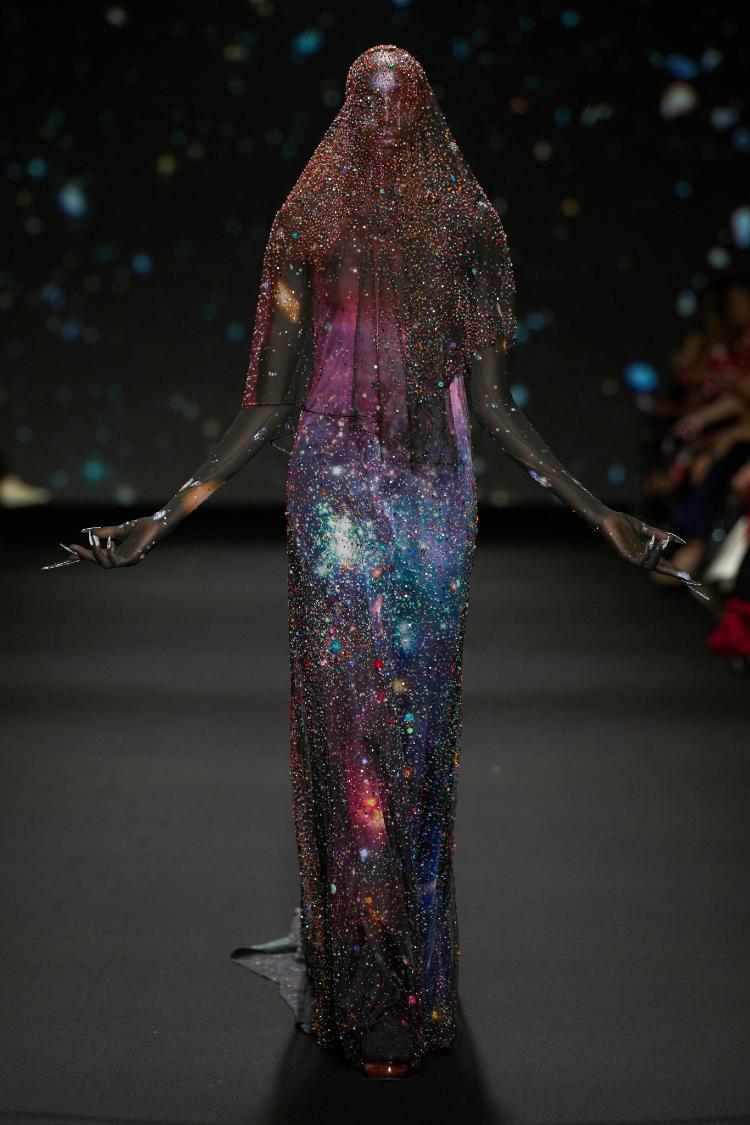 Robert Wun FW24 - Galaxy Dress