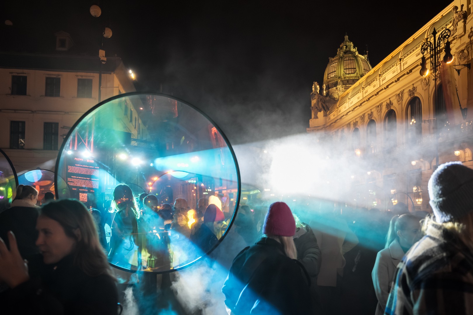 Signal Festival 2025 (Prague): artwork on display - Allwyn: Happiness by Monument Office (a Signal Creative)